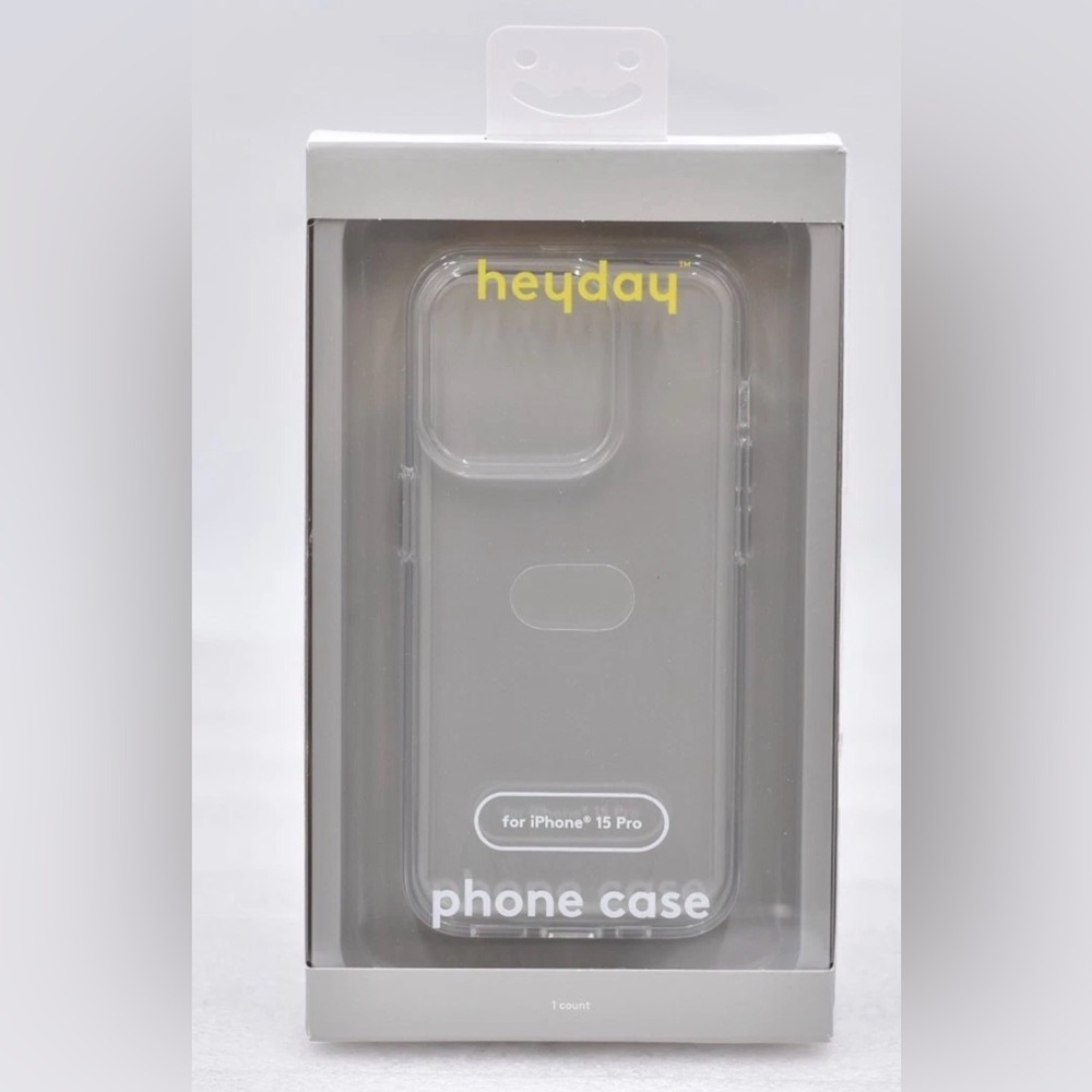 Heyday 15 pro Transparent Phone Case for iPhone 15 Pro